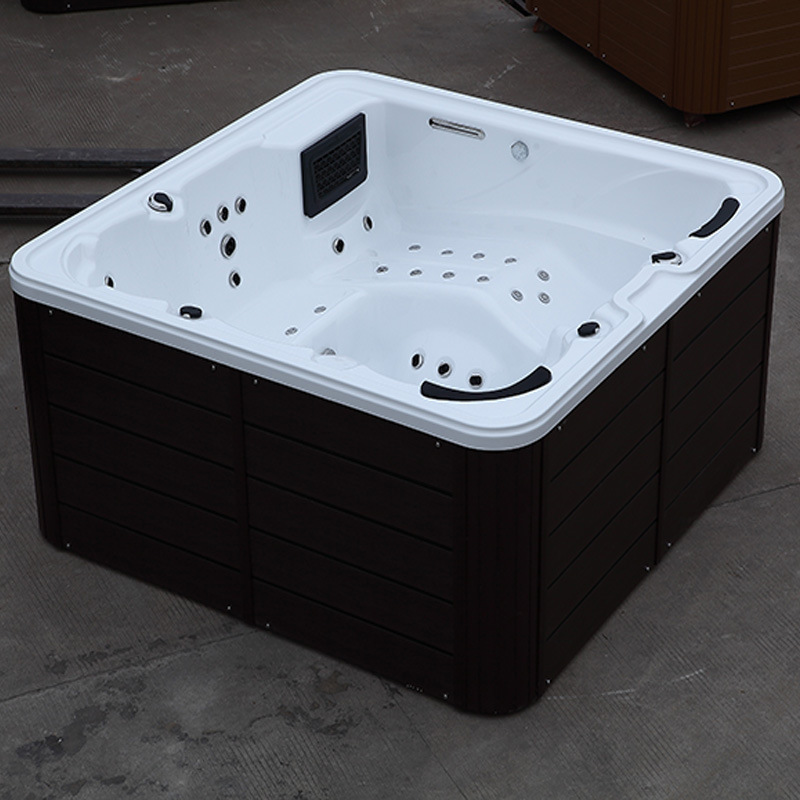 Acrílico piscina al aire libre jacuzzi masaje surf inteligente bañera termostática 6 personas spa spa spa piscina