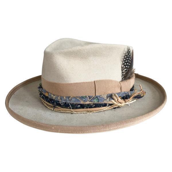 Fashionable tear drop top soft woolen hat, versatile flanged pure wool felt hat_voghion.com