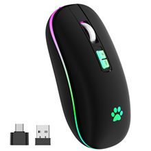 跨境爆款鼠标无线2.4G单模鼠标电脑可充电款静音办公游戏无线鼠标