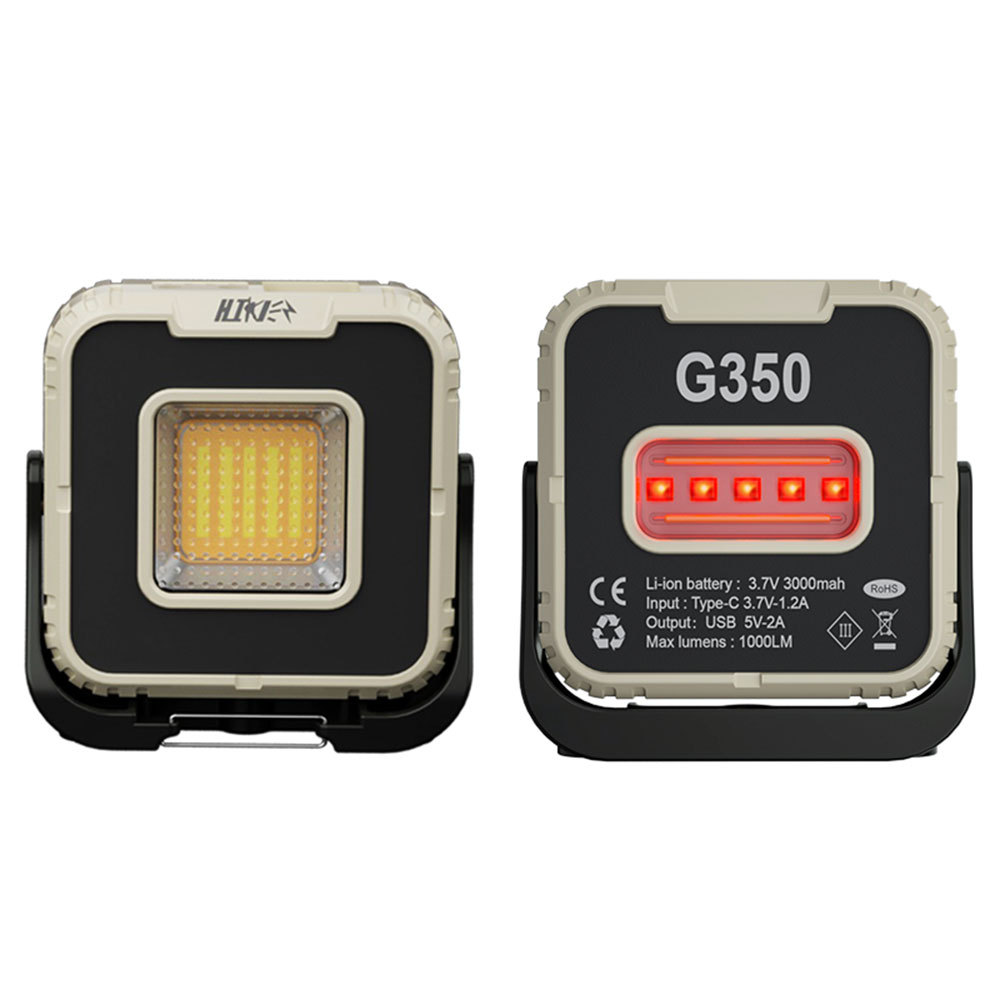 HIKER nuevo G350 campamento al aire libre iluminación que acampa luz COB mantenimiento luz de trabajo fuerte magnético multifuncional