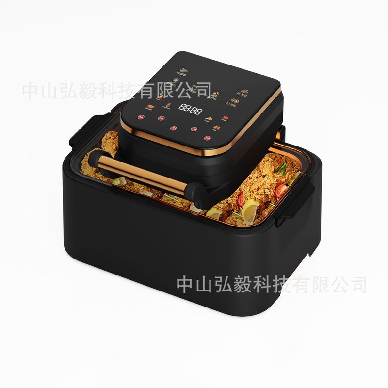 スマートエアフライヤー卸売り家庭用全自動大容量ポテトチップス機多機能対外貿易電気フライヤー|undefined