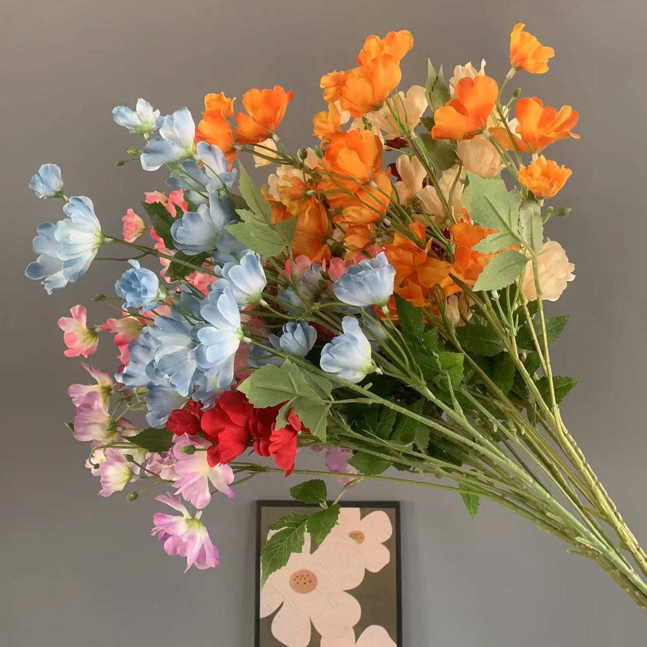 Artificial Flowers, Bellflower, Wedding Decoration, Hall Decoration, Road Guide Flower Arrangement, Factory Direct Sales, Ready for Sale