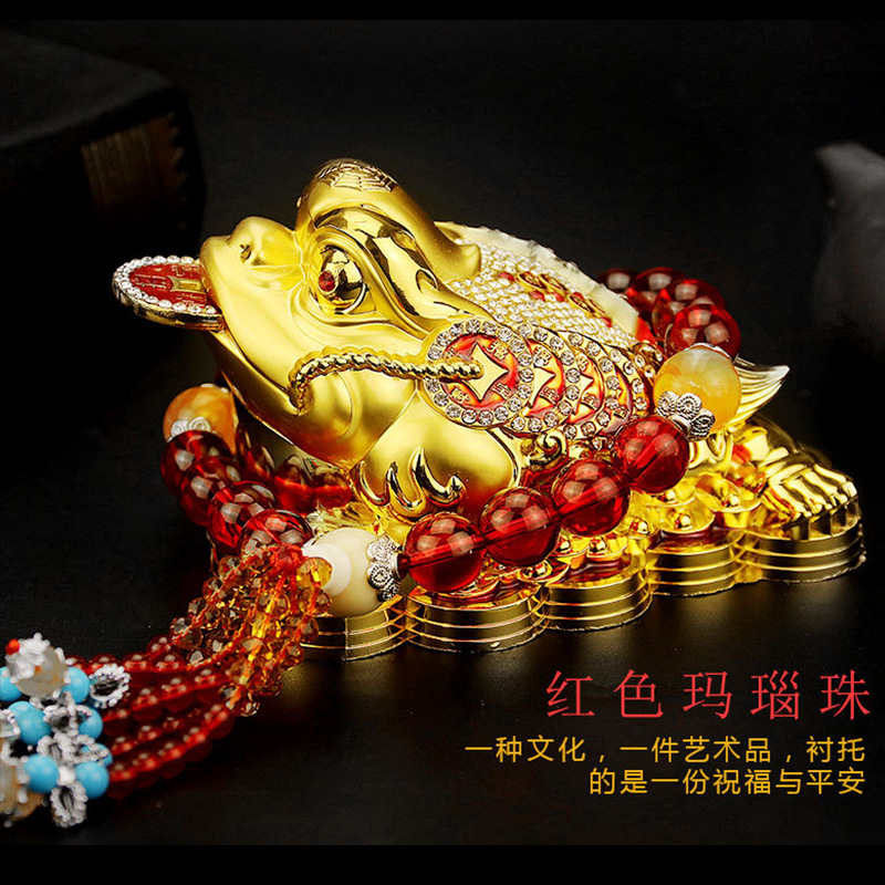 金蟾汽车香水座合金镶钻招财金蝉香薰摆件车载合金香水座香薰摆件