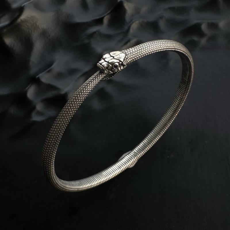 Skeleton Original Tail Snake Bracelet Infinite Symbol Retro Snake-Shaped Niche Mysterious High-End Sense Skeleton Original Tail Snake Bracelet Infinite Symbol Retro Snake-Shaped Niche Mysterious High-End Sense