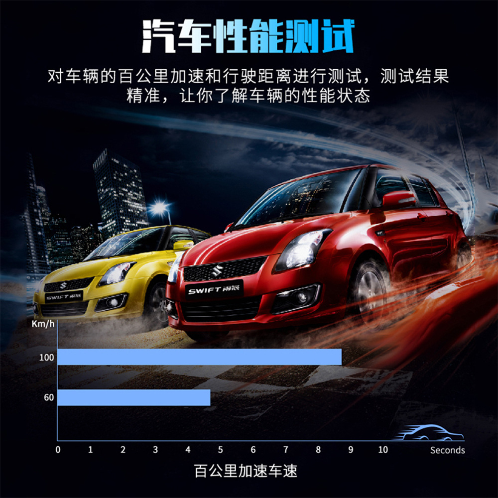 P10 Car Hud Head-Up Display Car Projector Driving Computer Obd2 Head-Up Display High-Definition Digital