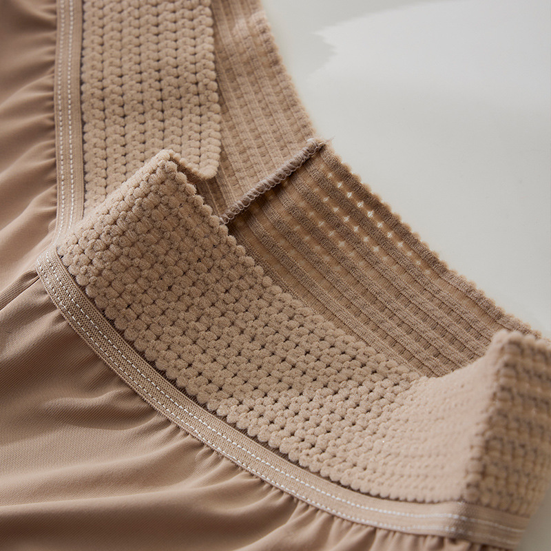 Nuevos pantalones de encaje de hielo para mujeres, encaje sexy, ropa interior de cintura alta transpirable, comercio exterior transfronterizo