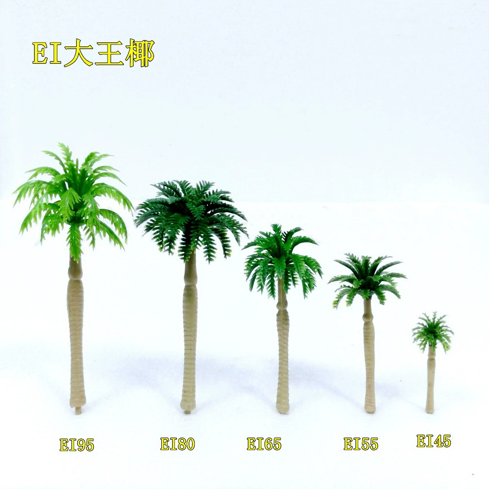 Тропическая Кокосовая пальма серии EI Микро-Ландшафтная модель Дерево Модель дерева Декоративное дерево Песочный стол Модель здания