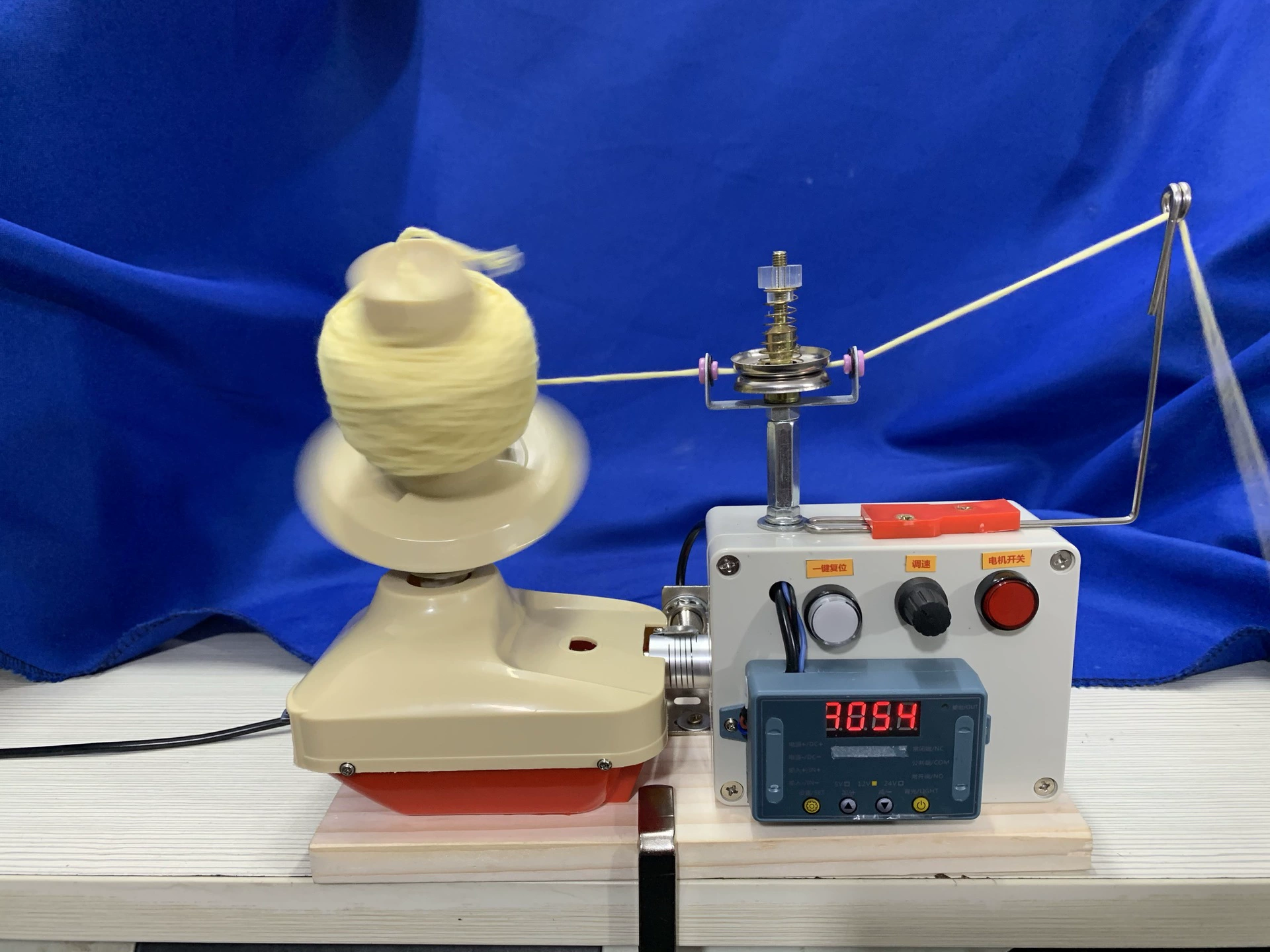 Намотчик с счетчиком, автоматической остановкой и запуском, электрический бытовой намотчик для скручивания, связывания и сортировки смешанных нитей.