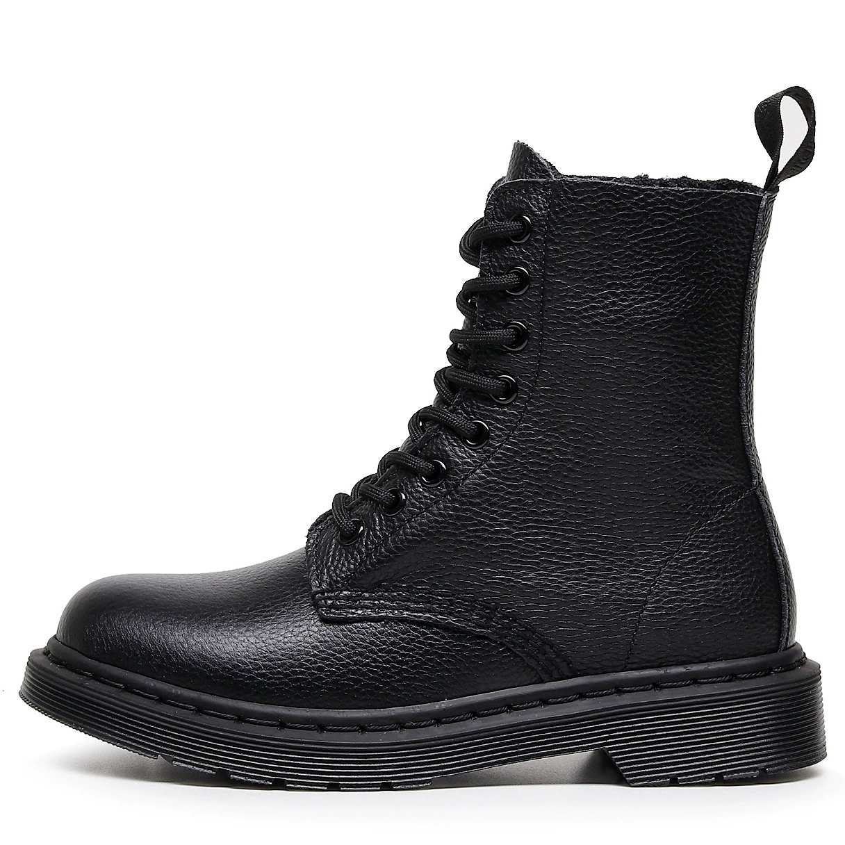 Leather trend low boots English style, genuine leather