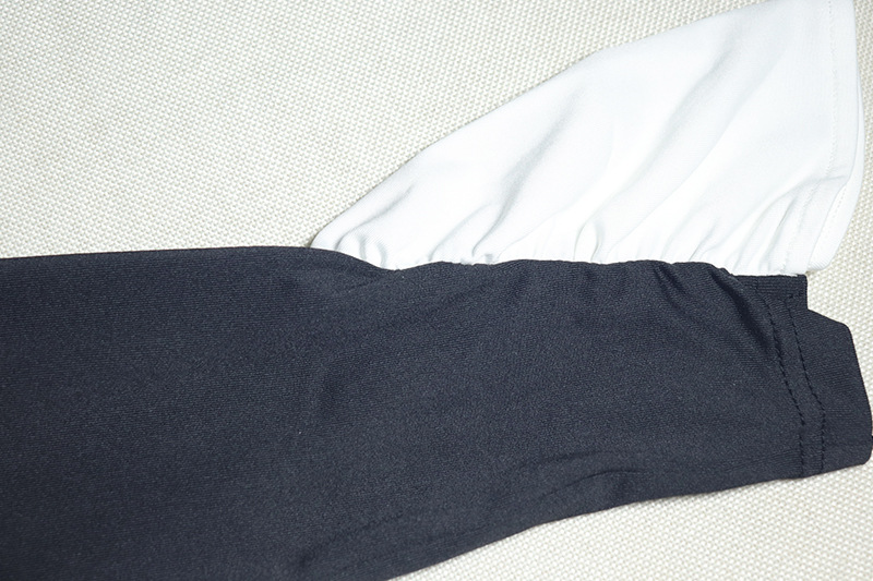Sweet Fresh A line Dress Turtleneck Bell Sleeve Short Dress Faux Two Pieces Women Clothing