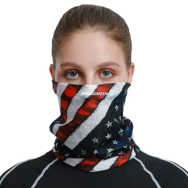 Sun protection face mask, outdoor hiking sunshade, UV-resistant camouflage multi-functional seamless magic headscarf