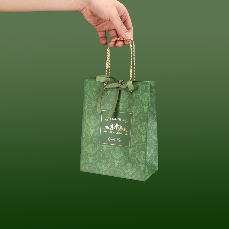 웨딩 캔디백 그린, 세로형 S사이즈 15*8*21