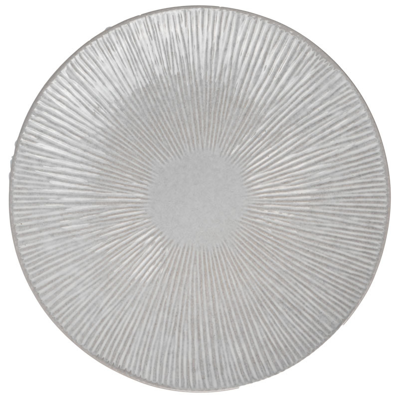 Arte en relieve bandeja de cerámica estriada gran bandeja de carne doméstica bandeja de comida occidental bandeja de cubierta bandeja al por mayor bandeja grande