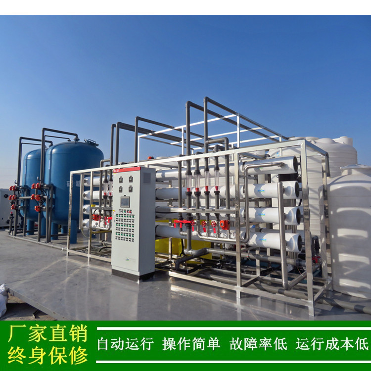 绿健厂家直销大型15T/H双级反渗透水处理设备_纯水机成套设备批发