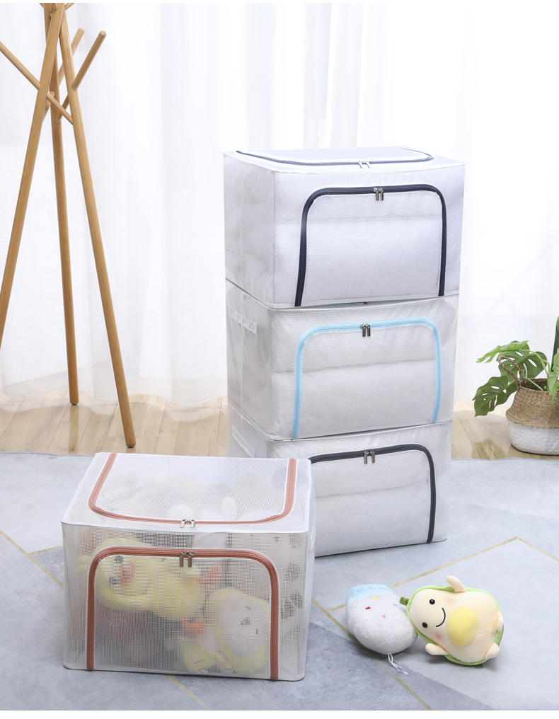 Casual Multicolor Pvc Stainless Steel Storage Box display picture 6