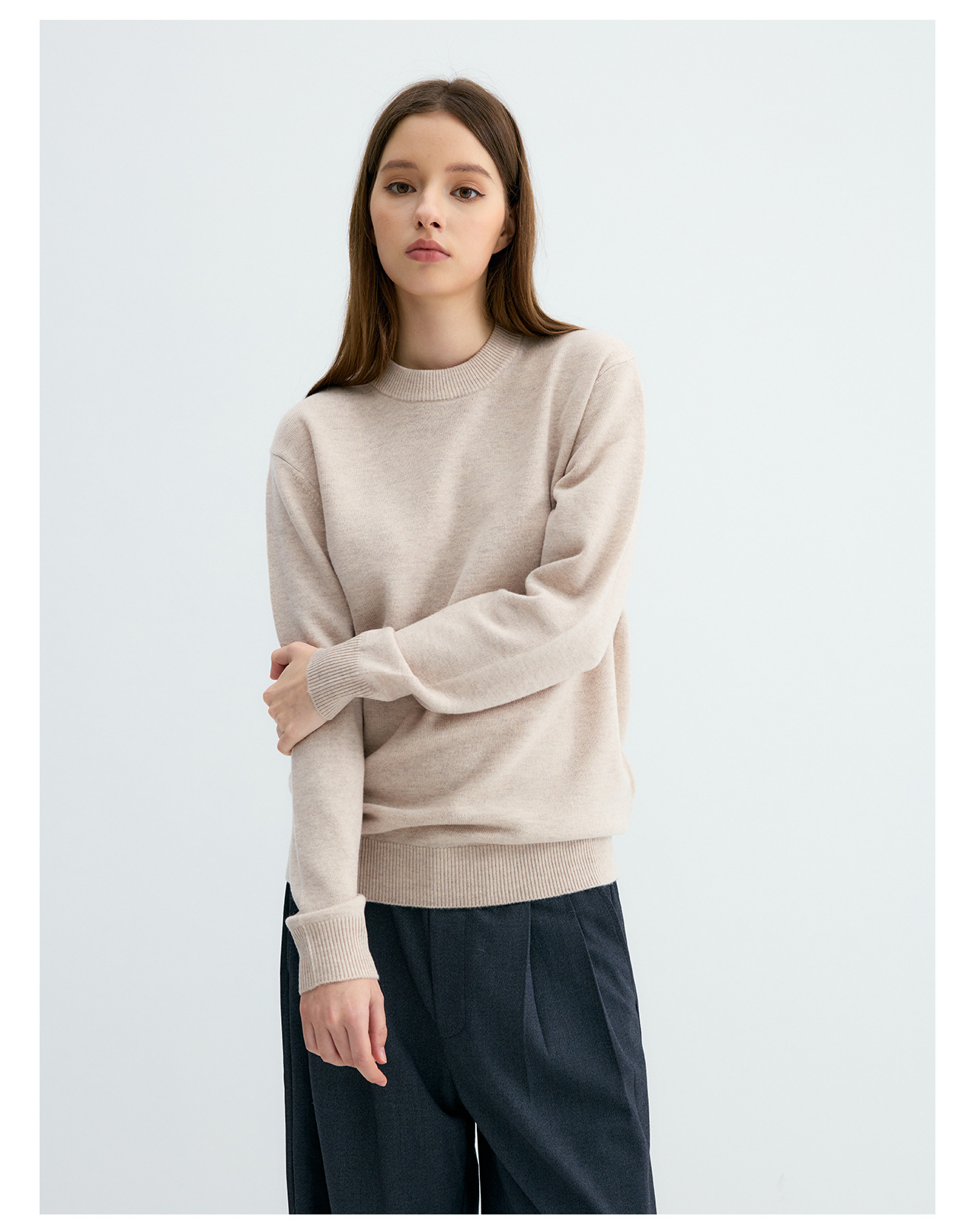 UNF Merino Wool Half-Turtleneck Sweater