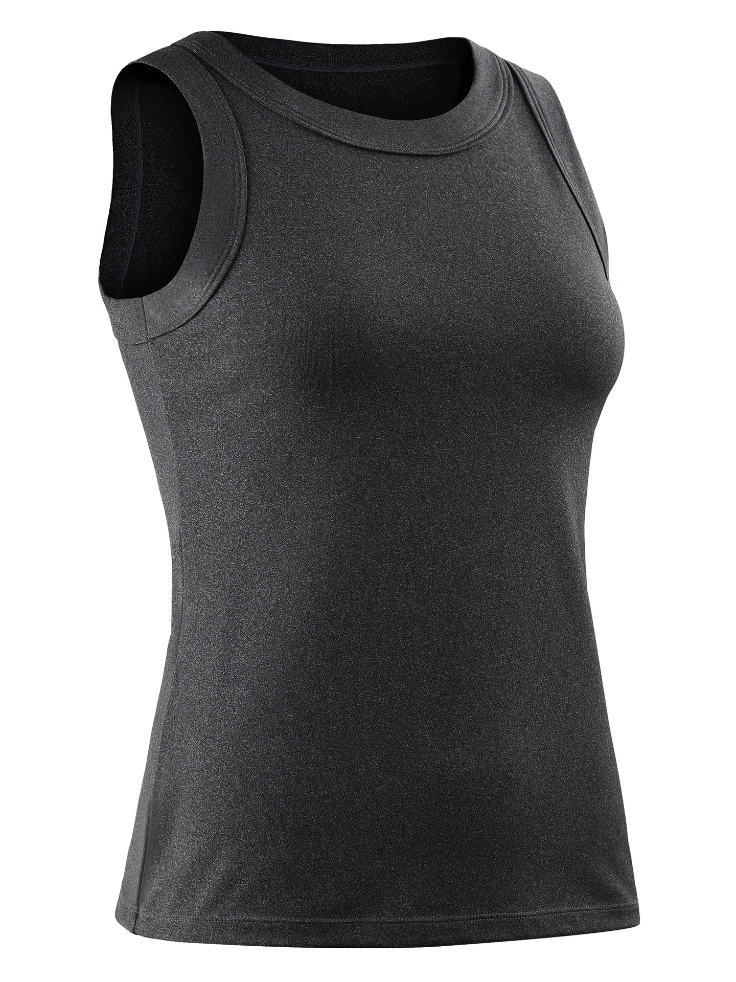 Damas yoga ensanchado brazalete chaleco deportivo en forma de I sin mangas apretada ropa de entrenamiento de maratón profesional image 5