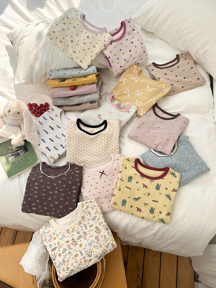 antibacterial children's woolen cartoon pijama