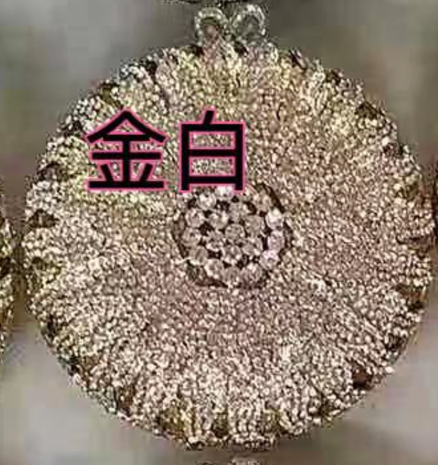 * transfronterizo nuevo paquete de diamantes de la cena del dios del sol bolso de diamantes redondo completo bolso de diamantes de banquete europeo y americano de mano bolso de diamantes de mujer embrague