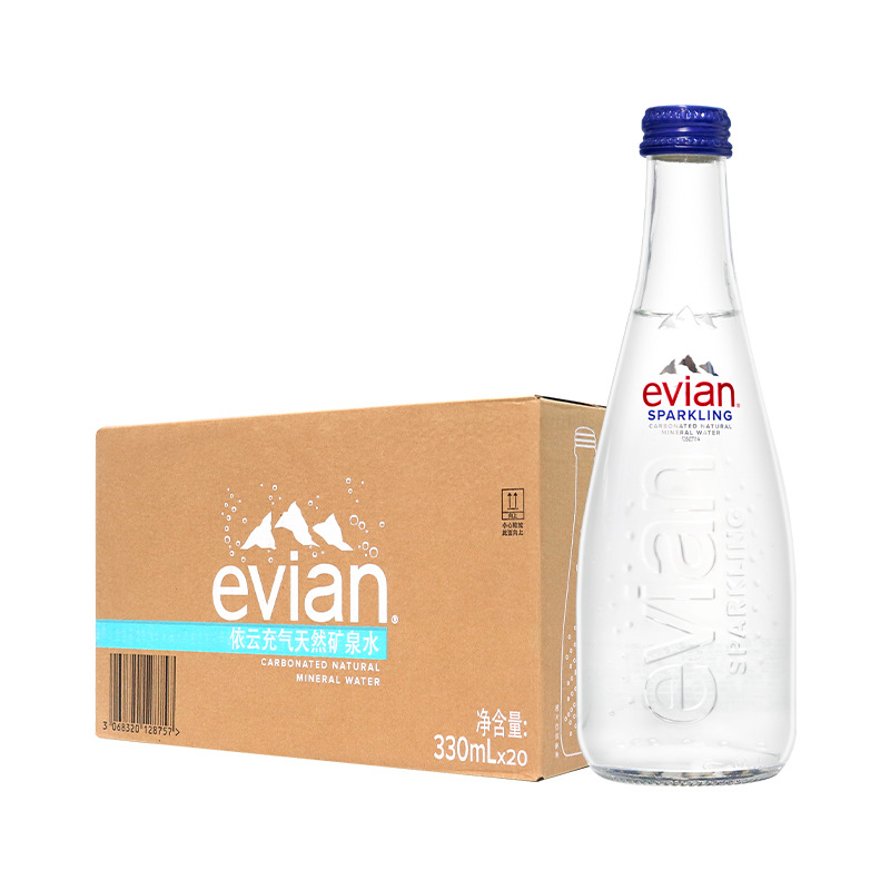 Nước có ga Evian [330ML x 20 chai]