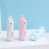 Мультяшный брелок, портативный складной маленький вентилятор, кролик с usb-зарядкой, новая коллекция