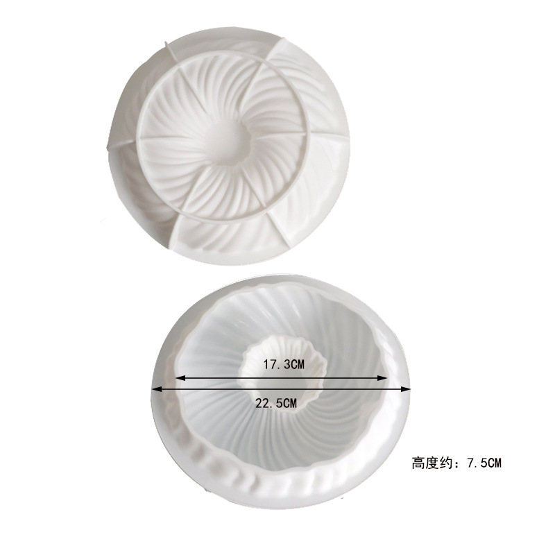 Bola de piel grande francés mousse para hornear molde de pastel de silicona gelatina molde para hornear molde de pastel de pastelería DIY en stock