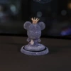 New Lake Blue Big Head Bear Perfume Ornament (with fragrance sheets)