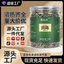 谯山谷茵陈50g三月白蒿正品中药材新鲜干货野生草医泡水批发代发