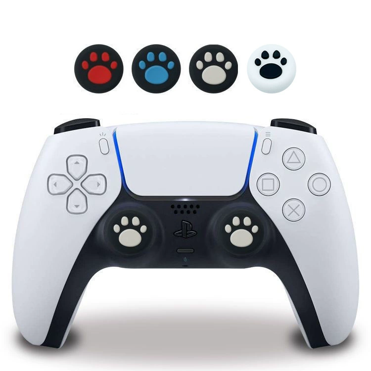 Набор крышек/ползунков джойстика для PS5 PS4 Xbox Switch Pro, силикон, 4 шт, тематические дизайны