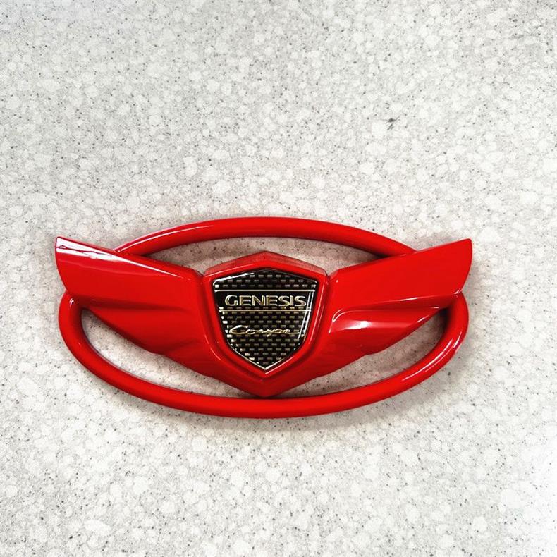 Suitable for Modern Genesis Coupe Modified Car Logos, Black Wing Logo, Front and Rear Car Logos for the Coupe Modification