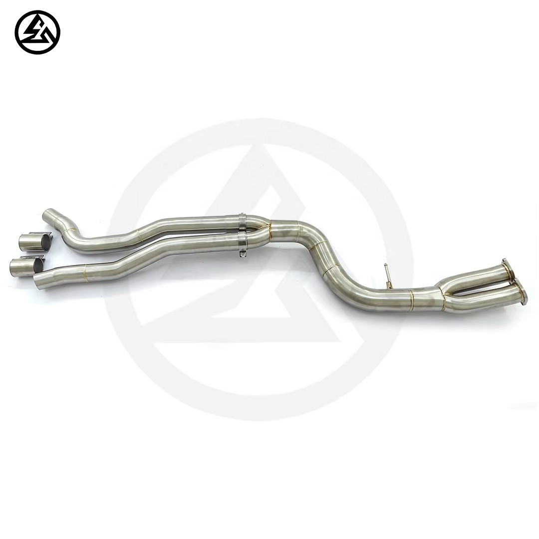 Suitable for BMW M2 M2C F87 M3 F80 M4 F82 3.0T stainless steel single mid-pipe exhaust system