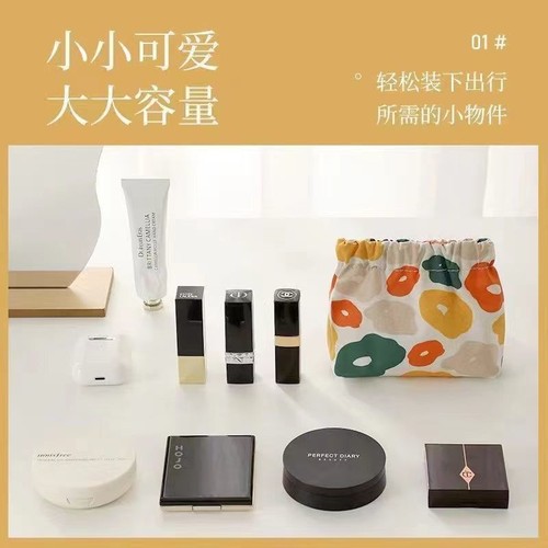 A1V-79 Spring Clip Bag/Storage Bag/Clip Bag Portable Red Mouth Red Data Cable Key