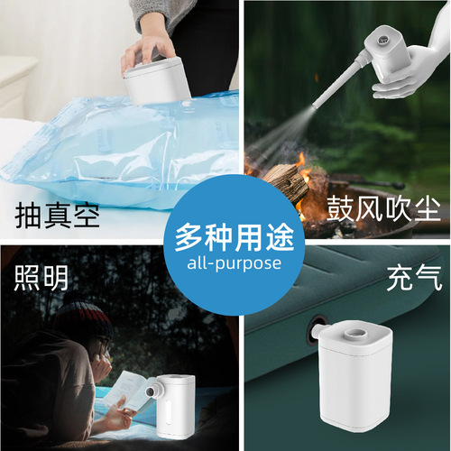 Multifunctional Wireless Outdoor Inflator Pump Outdoor Travel Gear Compact Portable Air Pump