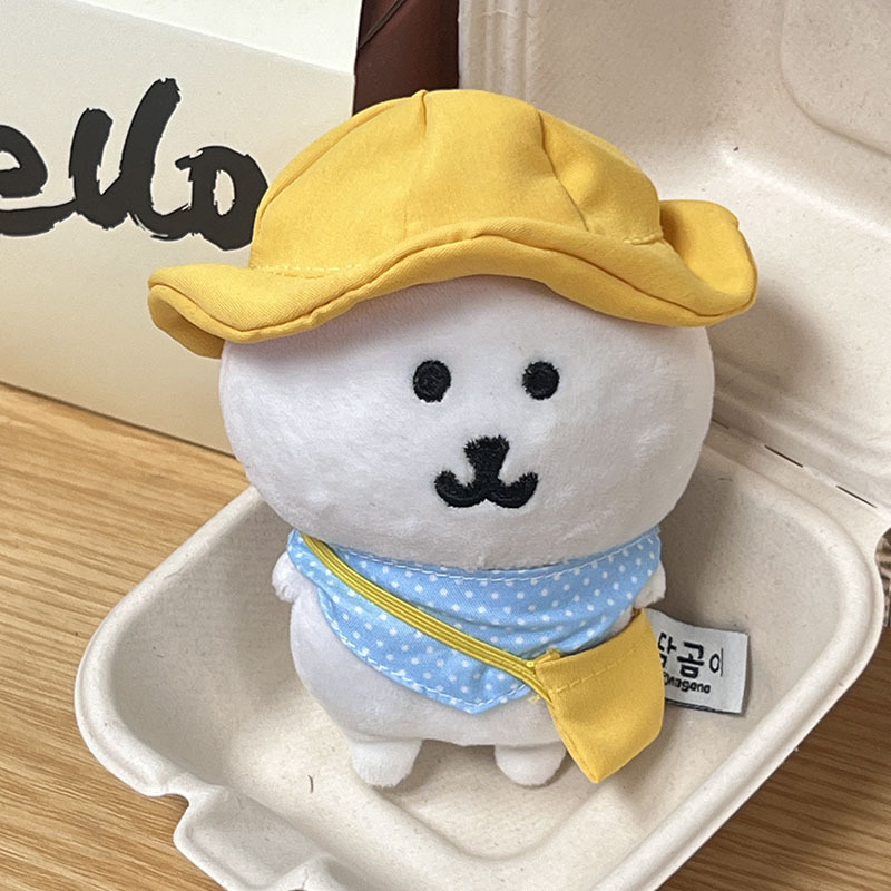 ハンバーガーをかじって10cmの子供服「ワンコの昼寝」綿人形13cm自嘲熊着せ替え人形服|undefined