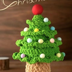 氷条線クリスマスツリー材料バッグかぎ針手作りdiy編み毛糸自作クリスマス祭りプレゼント