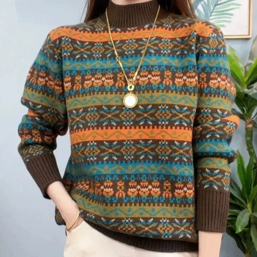 Ранняя весна новая мода дикая повседневная нижняя рубашка утолщение полугистого воротника