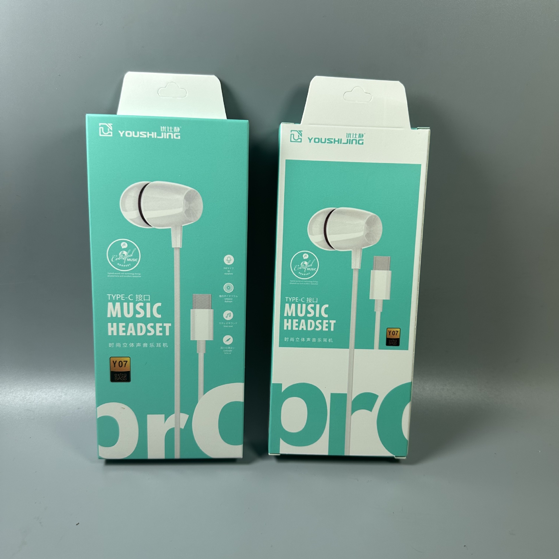 Suitable for Oppo Type-C Interface Semi-In-Ear Mobile Phone Earphones for Calls, 3.5mm Direct Plug Karaoke Wired Type-C