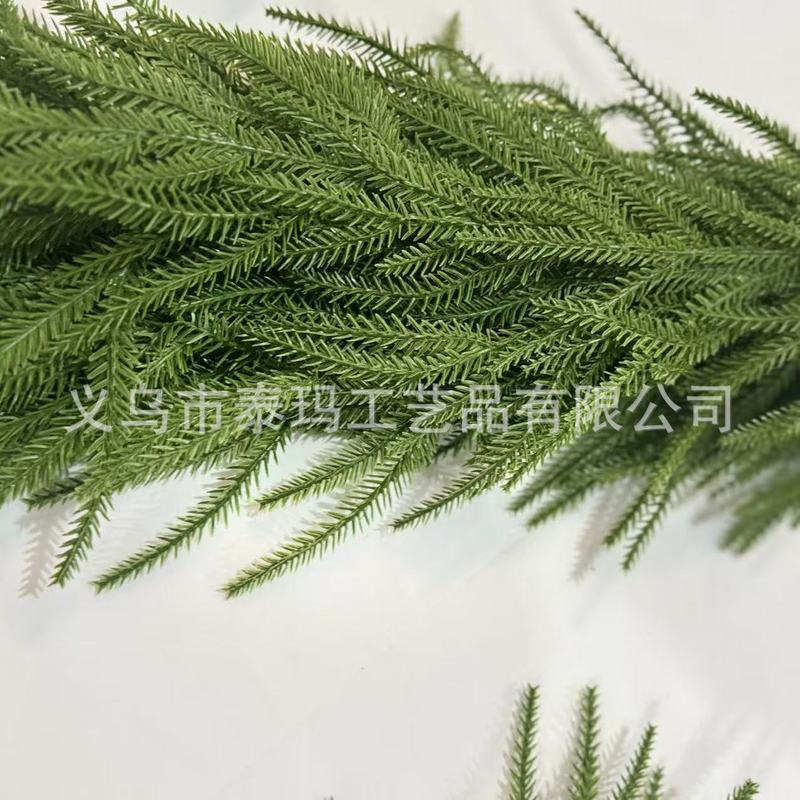 クロスボーダークリスマス籐ノーフォーク松籐ガーランドヨーロピアンスタイルソフトプラスチック松葉とヒノキの装飾ホットスタイル|undefined