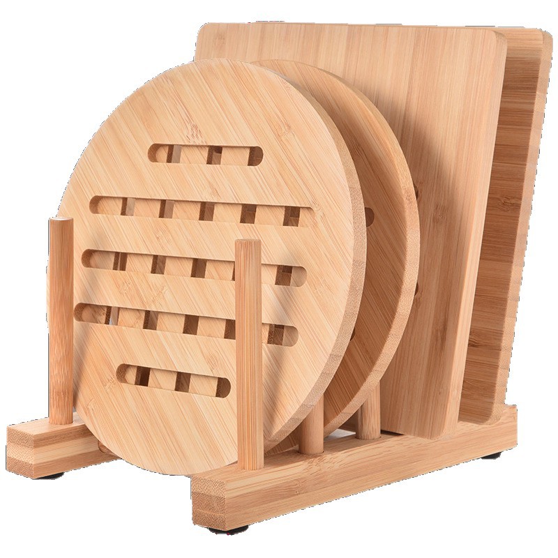 almohadilla de platos, almohadilla de mesa de bambú resistente al calor, almohadilla de platos de aluminio, almohadilla de platos domésticos, almohadilla de tazas a prueba de quemaduras