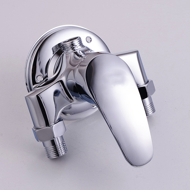 Copper exposed shower, bathroom, shower head, faucet, solar bath, water inlet, stainless steel cold and hot water mixing valve undefined
