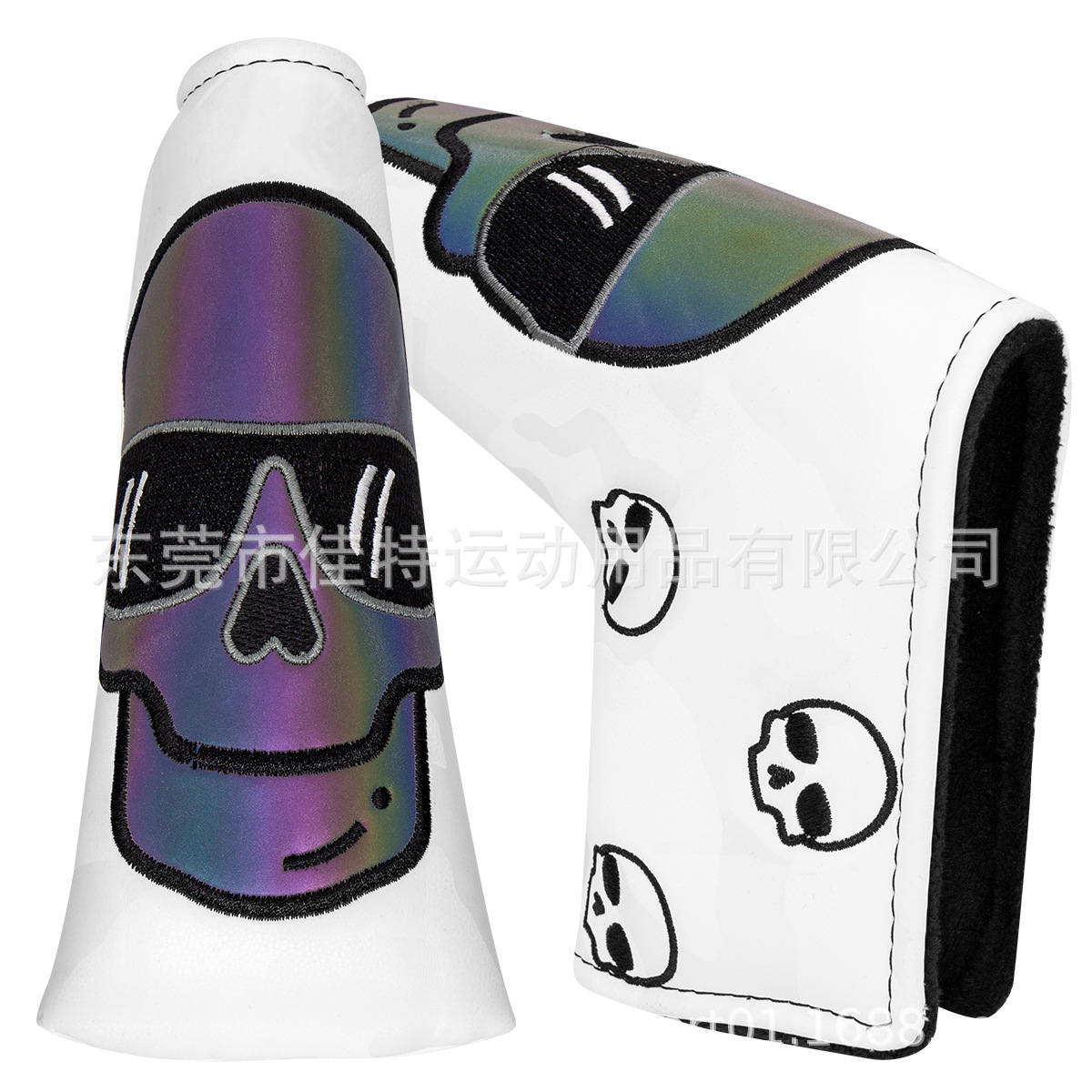 Cráneo cubierta del Club de Golf conjunto completo varilla de hierro N ° 1 calle pequeña pierna de pollo varilla de madera putter tapa protectora cubierta fábrica