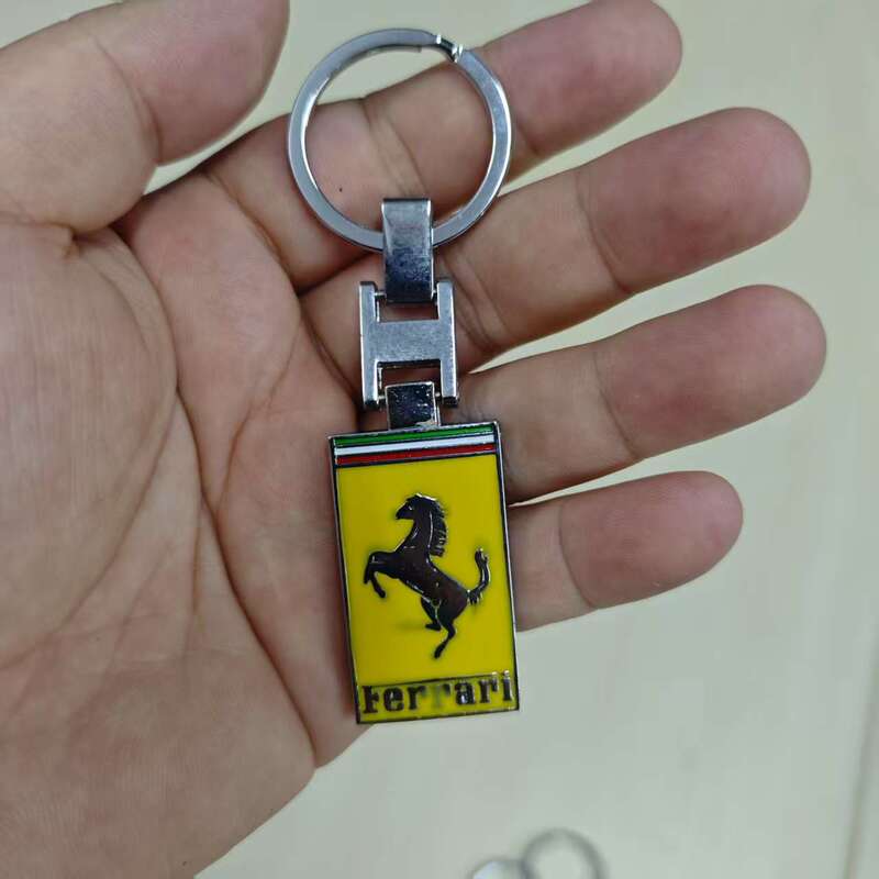 Car Keychain Maserati Porsche Mercedes-Benz Bmw Audi Ferrari Personalized Car Logo 4S Store Small Gift