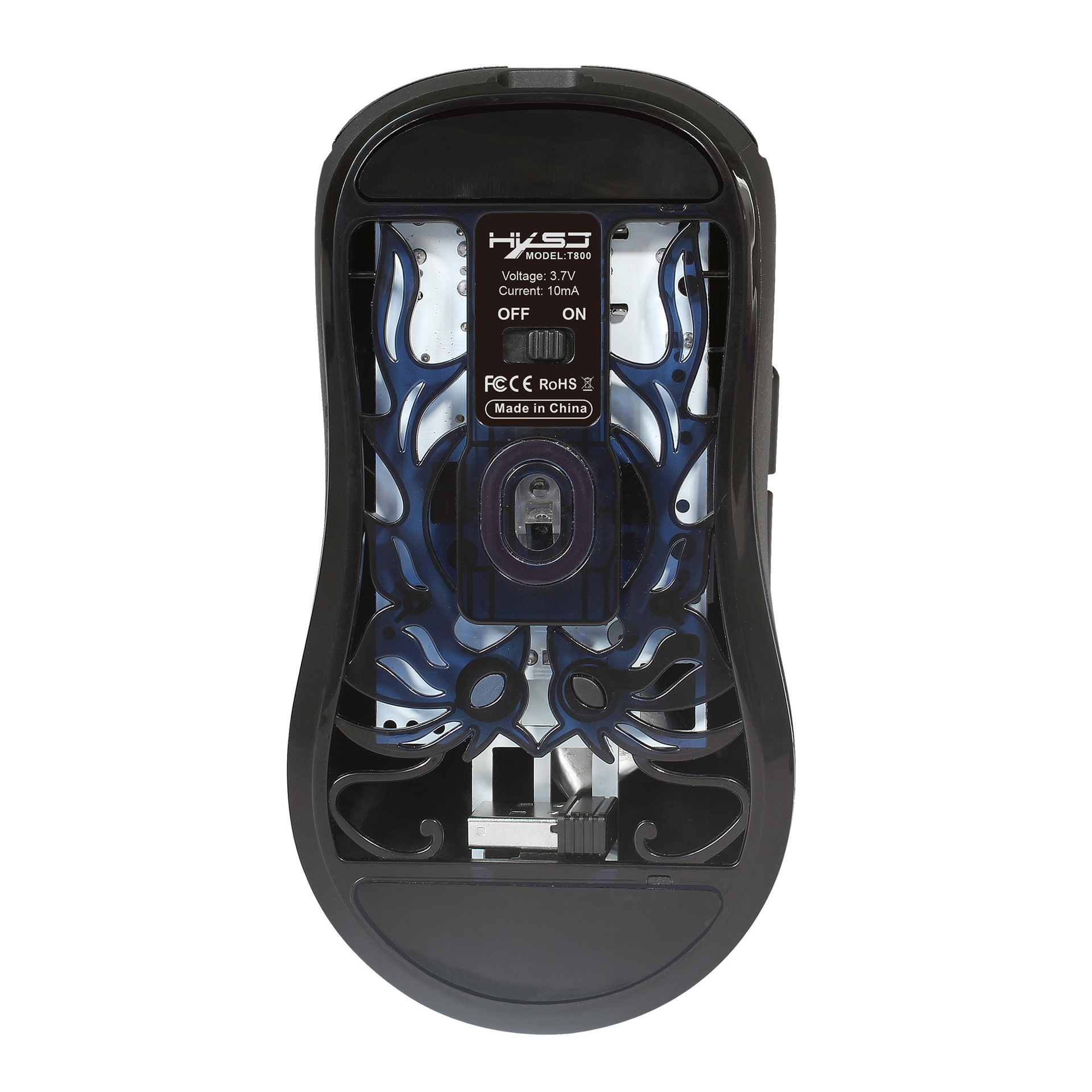 T800 lightweight gaming dual-mode 2.4G+wired 10000dpi adjustable charging wireless mouse_voghion.com