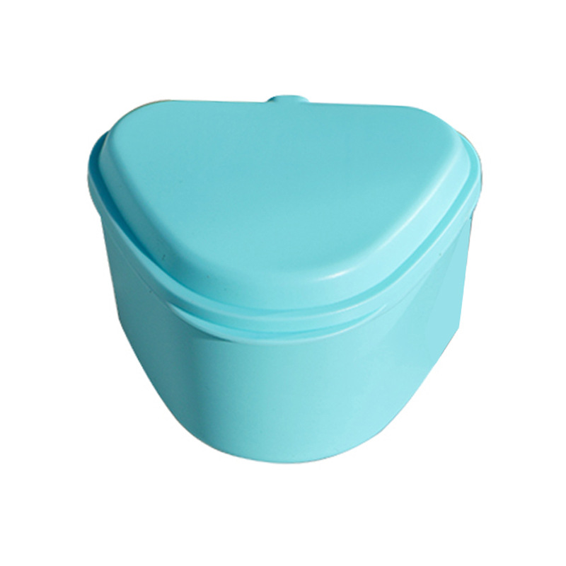 Caja de plástico de embalaje, caja de boca completa de dentadura, caja de retención de ortodoncia dental, caja de dentadura portátil, caja de almacenamiento de dientes