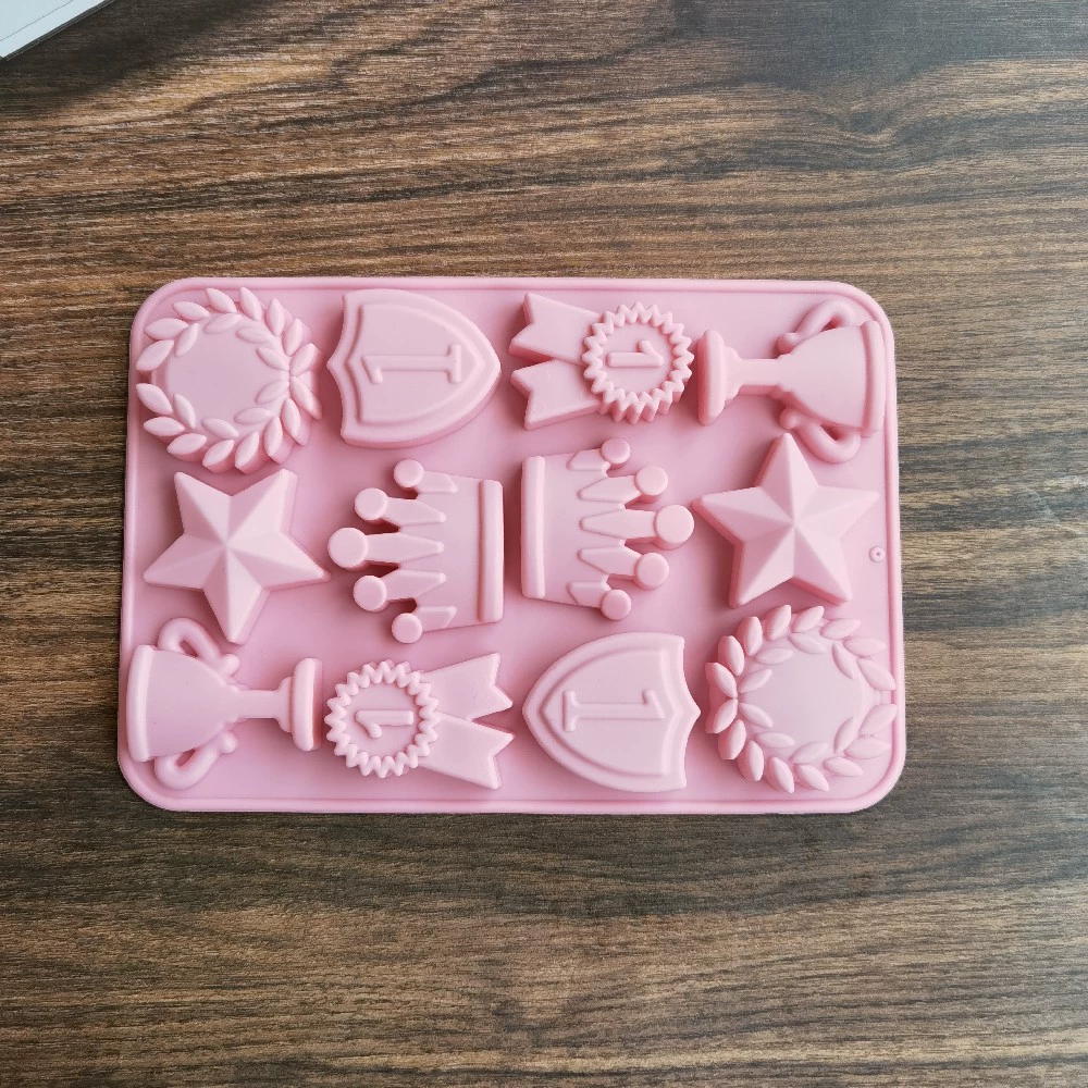 Золотой кубок 440, форма для шоколадного печенья и конфет, силиконовая форма для мусса, желе, выпечки