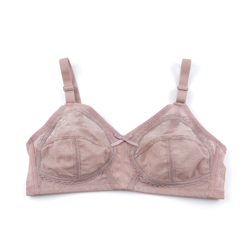 Gran tamaño de ropa interior verano super delgada taza de pecho grande pequeño sujetador ajustable simple sujetador de mm grasa