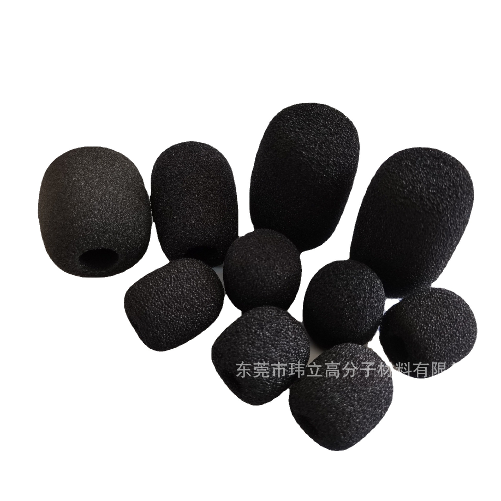 领夹唛头小咪绵 会议室话筒海绵套 小蜜蜂海绵套厂家直销