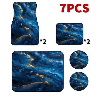 Temu Hot-Selling Universal Car Printed Floor Mats 7-Piece Set, Car-Specific Cup Mats 2-Piece Set, Jit One-Piece Drop Shipping (Universal Foot Pad) - j1-disneybackstage-t