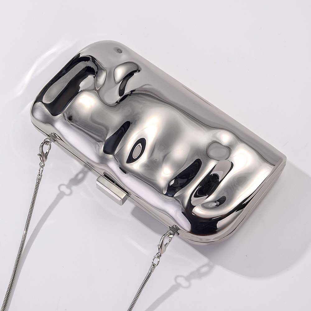 Borsa a tracolla da donna a forma di scatola di ferro – Borsa a tracolla retrò chic con tracolla regolabile, perfetta per feste serali, concerti e uso quotidiano_voghion.com