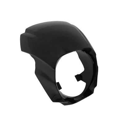 Suitable for Harley's New Soft Tail Modified Fairing Front Windshield Pig Hood Harley Breaker 18-22 Years Diversion (Motorcycle front windshield) - bright-black